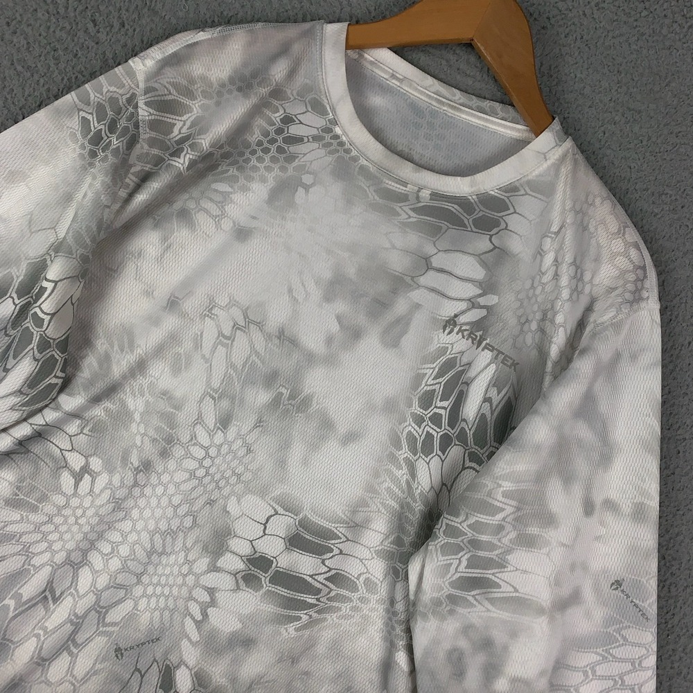 Kryptek Hyperion Shirt Men's XL Wraith Camo Long Sleeve Crew Performance Hunting
